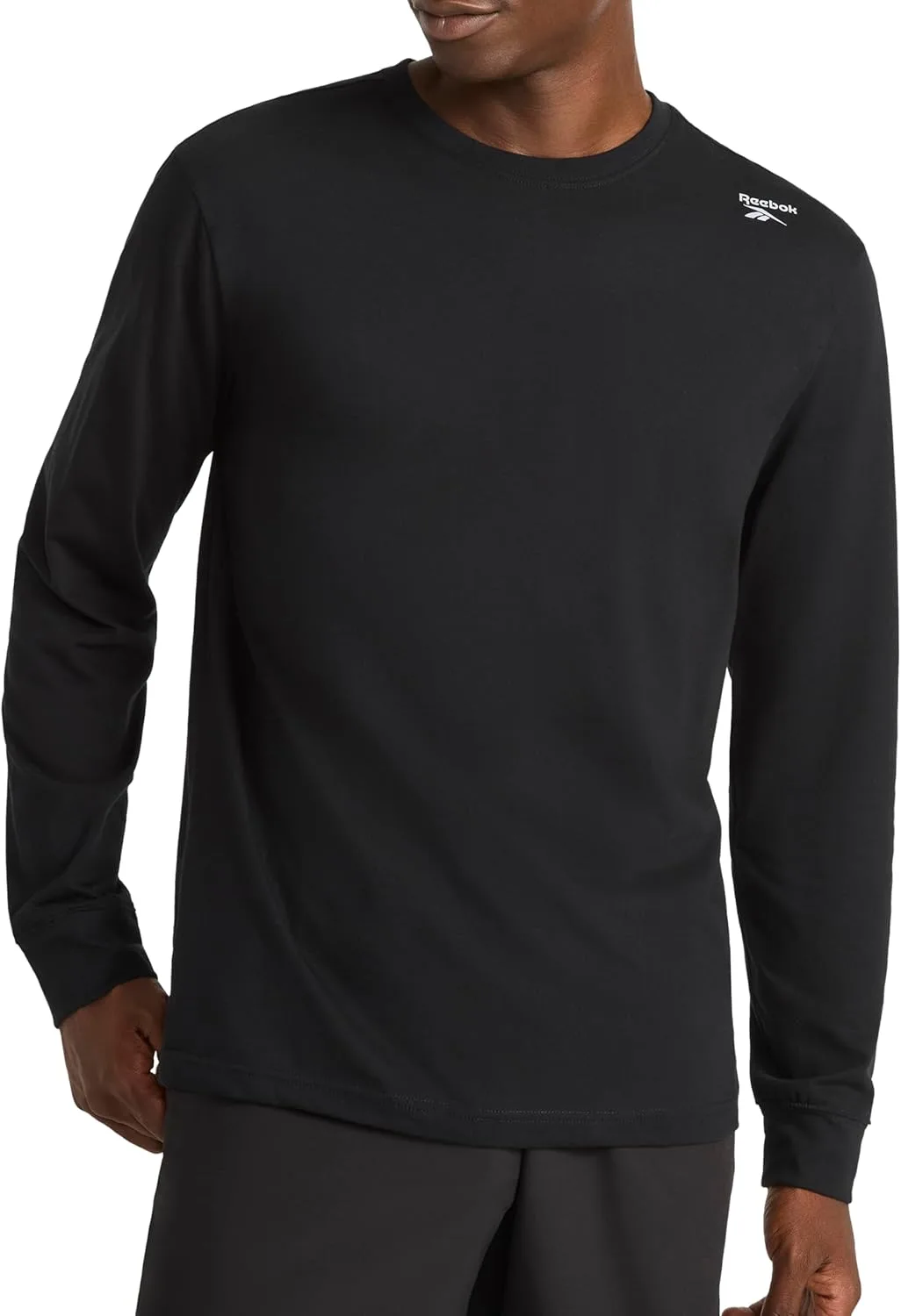 

Мужская футболка Volt с длинным рукавом, стандартный крой, легкая ткань Cotton-Poly Jersey Reebok Apparel