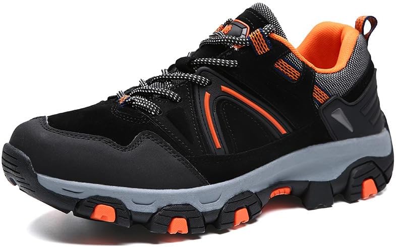 

Мужские походные ботинки водонепроницаемые противоскользящие для прогулок на улице, альпинизма, кемпинга и трекинга Lsmodarise, черный