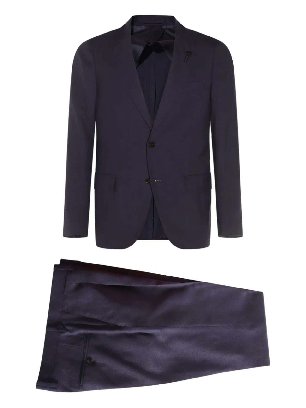 

Костюм с однобортным пиджаком Lardini, синий