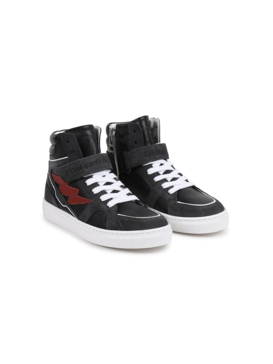 

Кожаные кроссовки Zadig & Voltaire Kids, черный