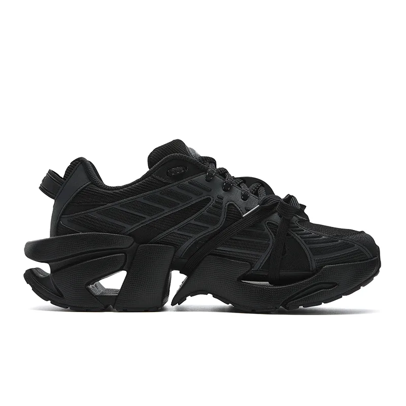 Кроссовки мужские низкие на платформе устойчивые к истиранию FILA, Black/Black Sand Gray — фото 3