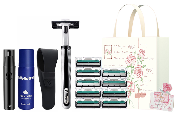 

Мощные ручные бритвы для мытья по всему телу 2 слоя лезвия классическая вращающаяся головка Gillette
