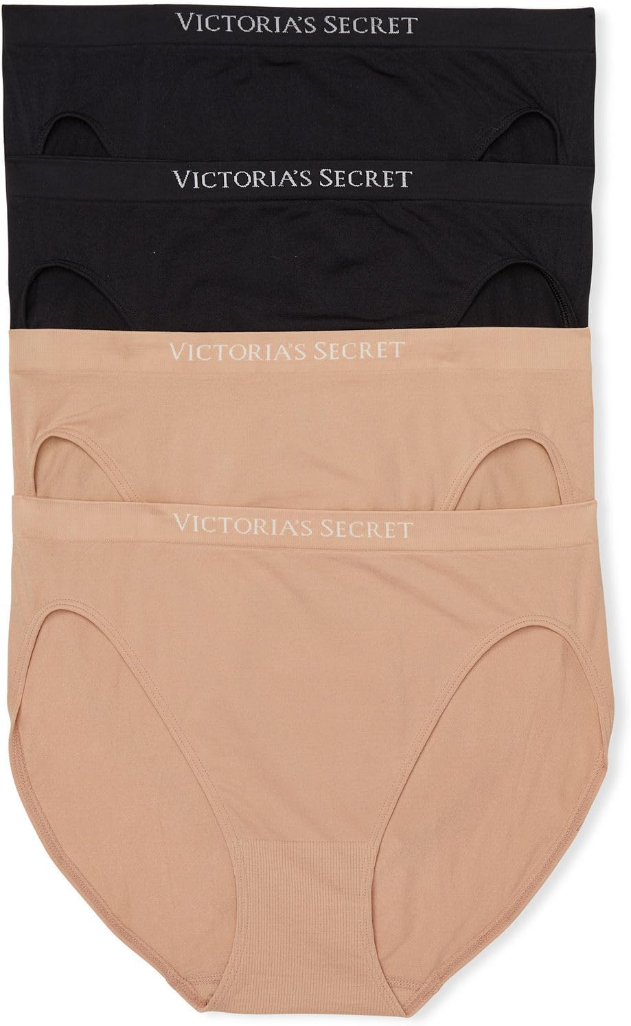 Женские бесшовные трусики Victoria's Secret, трусики с полным покрытием для женщин, набор из нескольких пар (XS-XXL), Multi