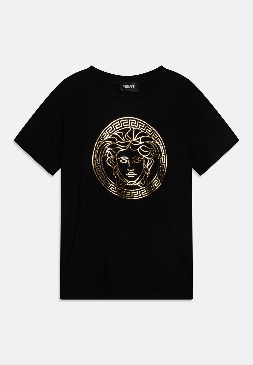 

Футболка с принтом Medusa Grca Print Unisex Versace, цвет black/gold