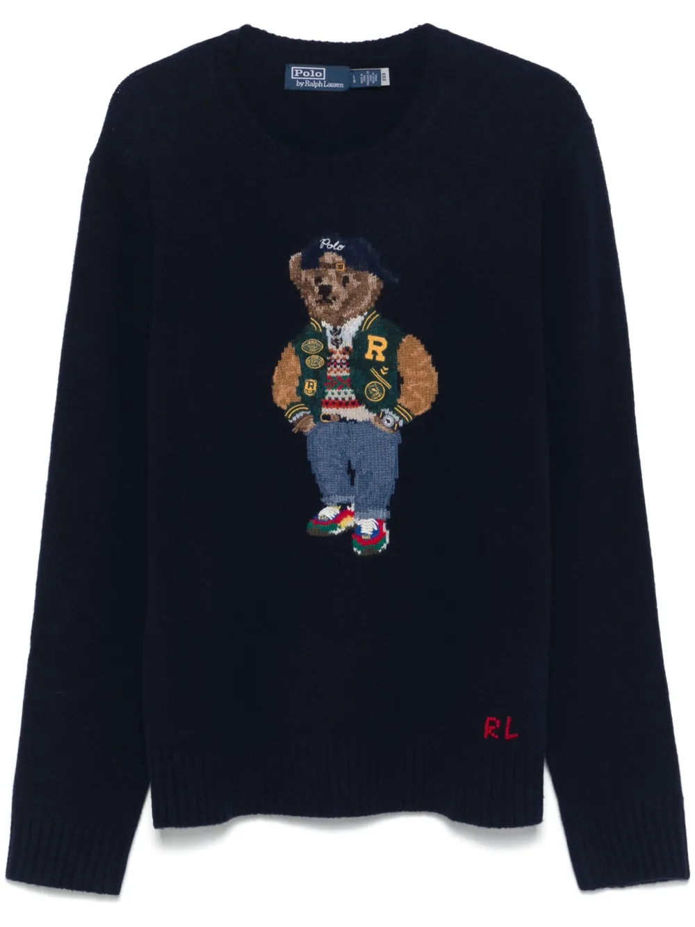 

Свитер с принтом Polo Bear POLO RALPH LAUREN, синий