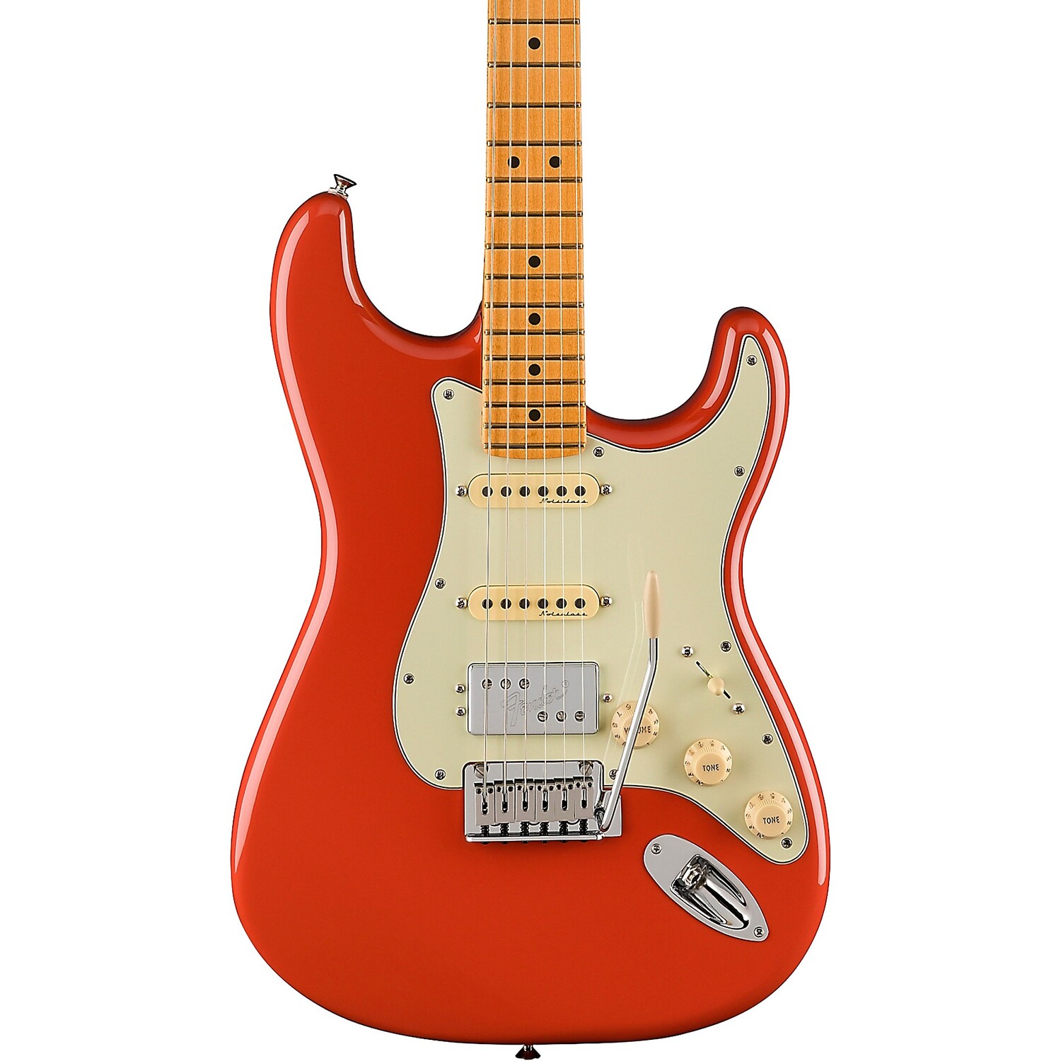 

Fender Player Plus Stratocaster HSS Кленовая накладка на гриф Электрогитара Fiesta Red