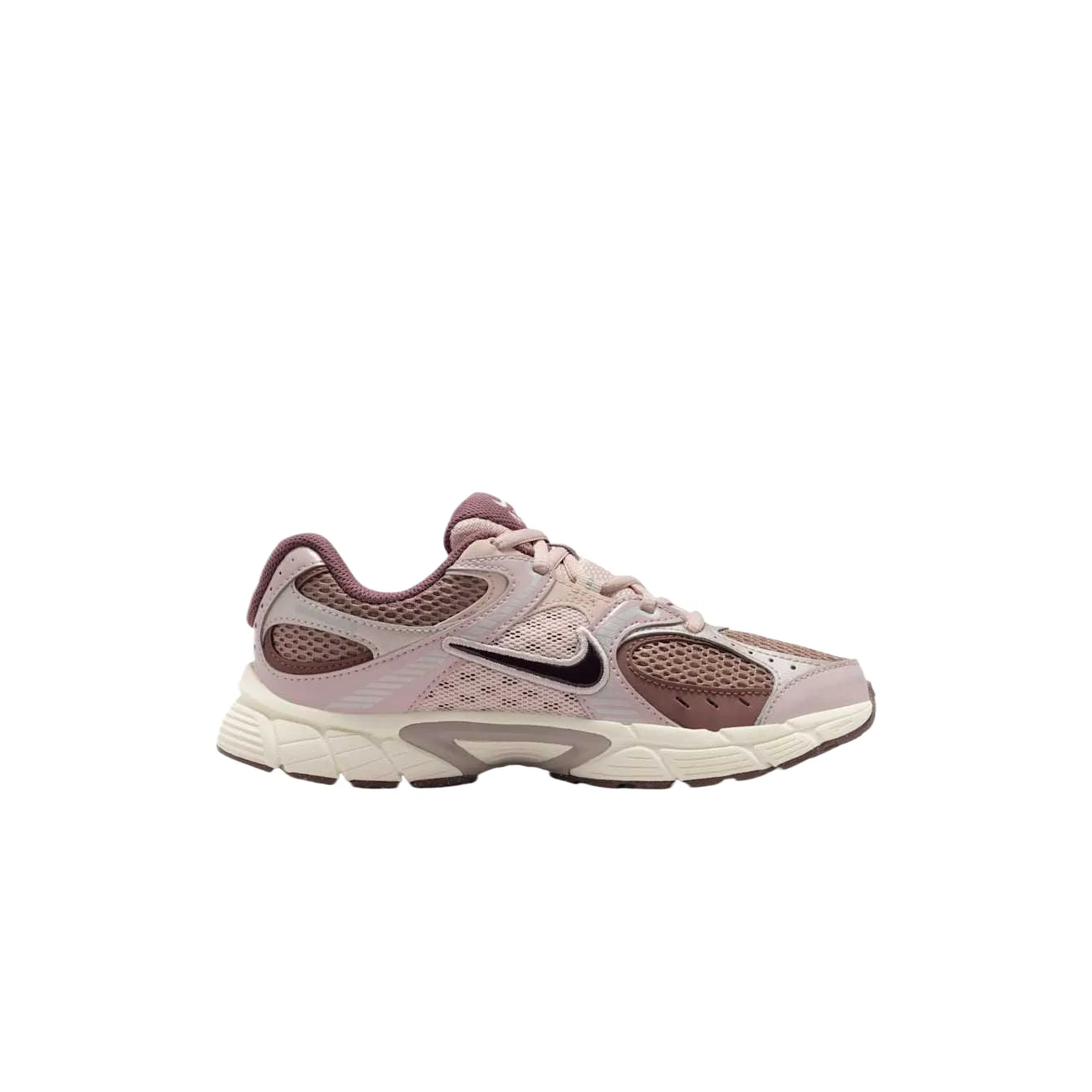 Детские кроссовки V5 RNR из искусственной кожи, дышащие, низкие, унисекс Nike, Taupe/Tattoo Color/Mud Red/Burgundy Gray — фото 3