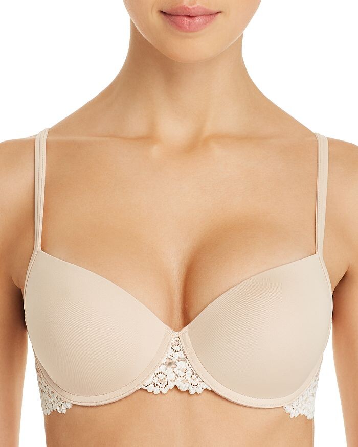 

Бюстгальтер пуш-ап Wacoal Embrace Lace Petite, коричневый/бежевый