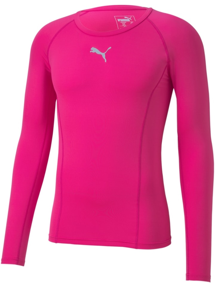 

Футболка LIGA Baselayer Tee Longsleeve розового цвета Puma