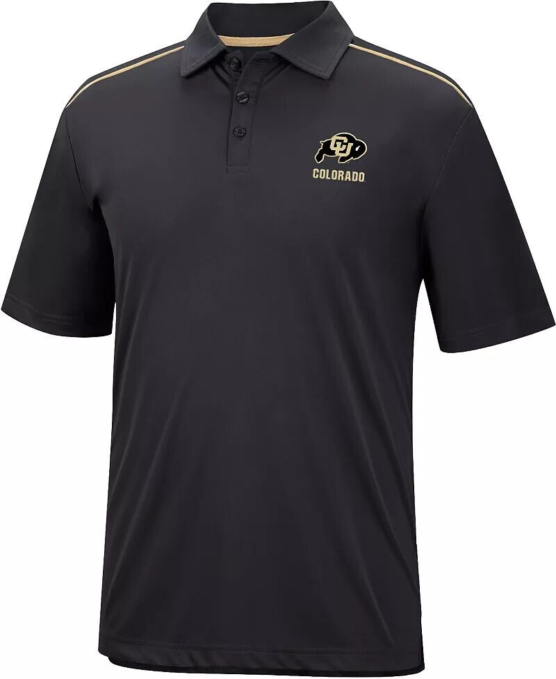 

Colosseum Мужская черная футболка-поло Colorado Buffaloes