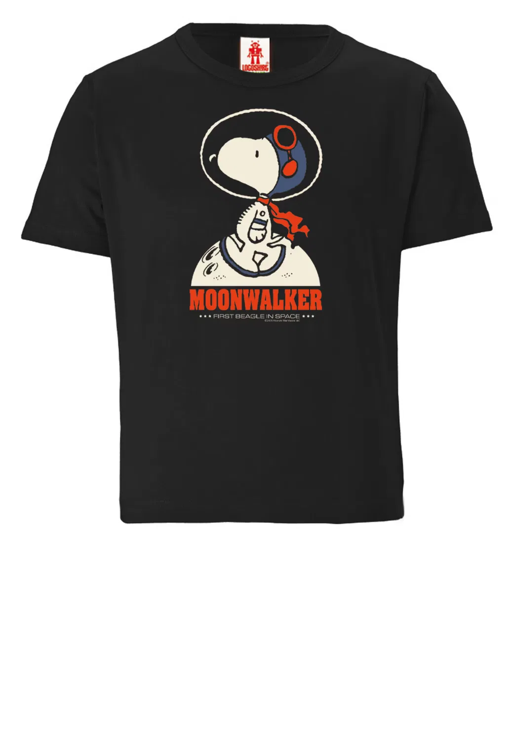 Футболка 'Snoopy - Moonwalker' Logoshirt, Black
