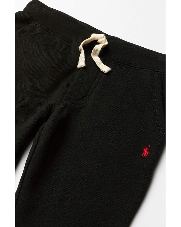 Брюки Polo Ralph Lauren Kids Cotton Blend Fleece Joggers, цвет Polo Black — фото 3