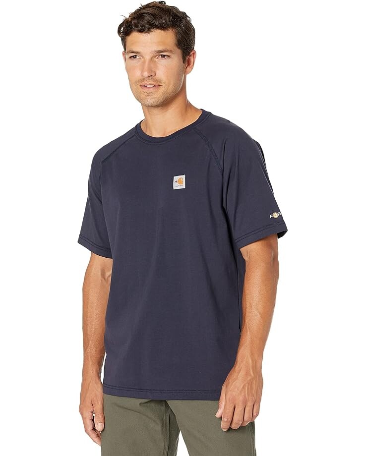 

Футболка Carhartt Flame-Resistant Force Short Sleeve, цвет Dark Navy