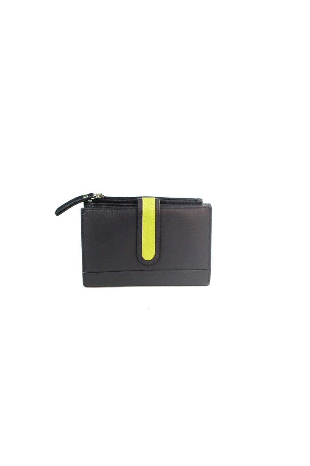 

Контрастный кожаный кошелек Eastern Counties Leather, черный, Серый, Контрастный кожаный кошелек Eastern Counties Leather, черный
