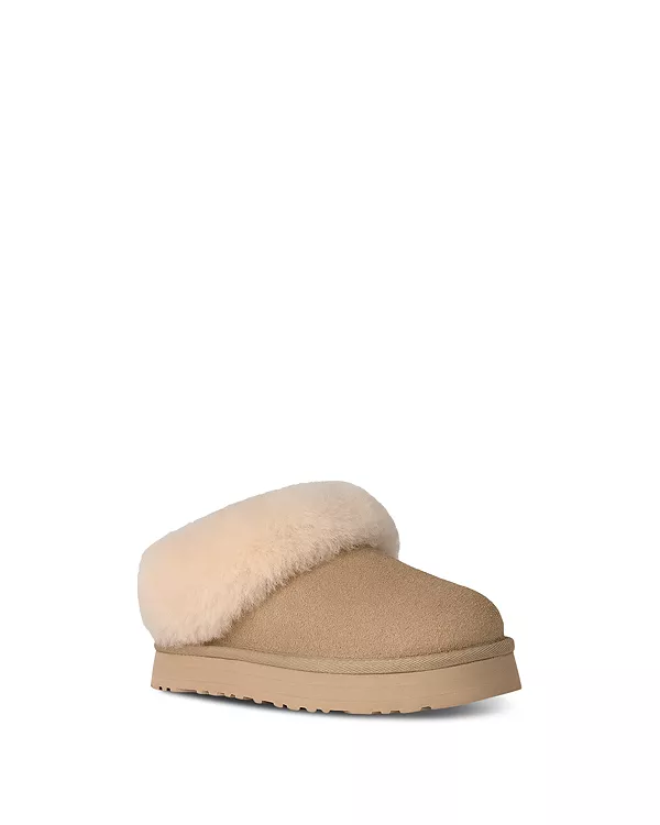 Детские тапочки Tazzelle для девочек - для малышей и для взрослых. Ugg, бежевый — фото 2