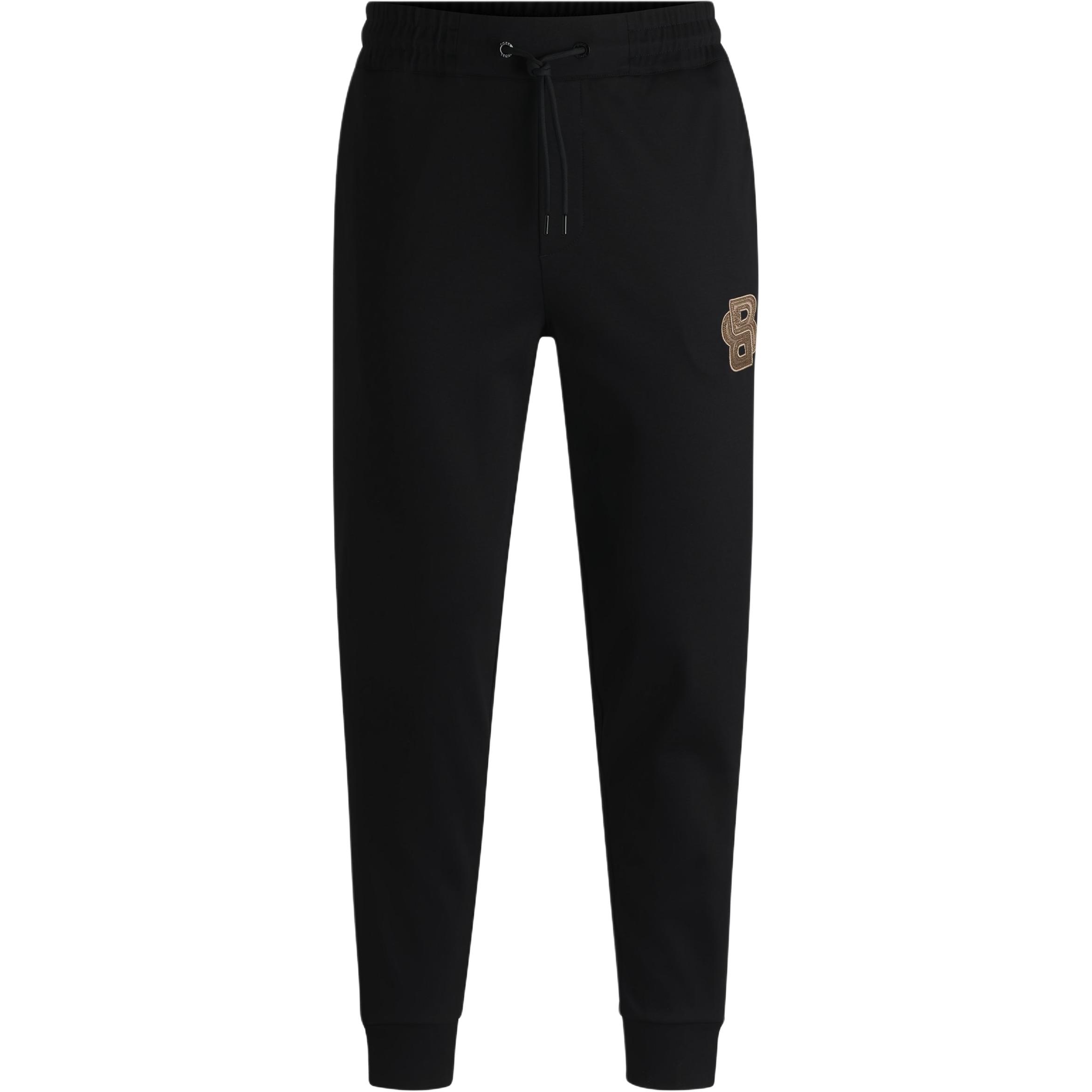 

HUGO BOSS Трикотажные спортивные штаны мужские черные