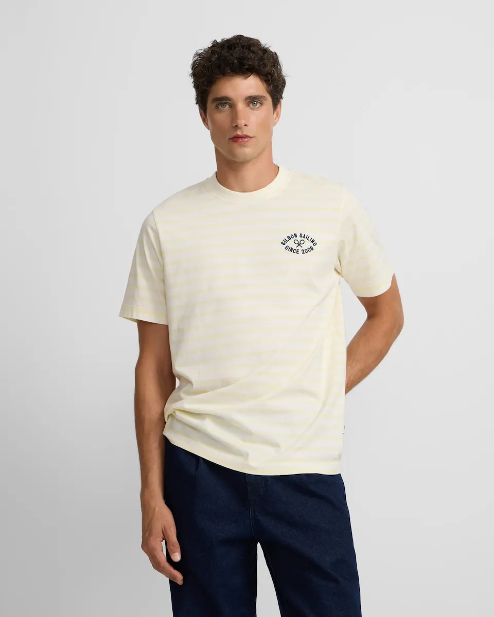 

Мужская футболка в полоску Silbon, желтый