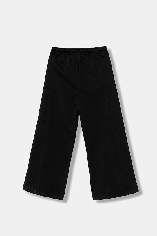Детские хлопковые спортивные штаны Calvin Klein Jeans, черный — фото 2