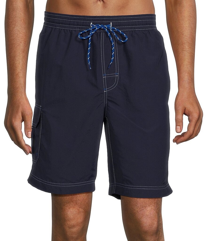 

Roundtree & Yorke Boardwalk Cargo Solid 9 Плавки с внутренним швом, синий
