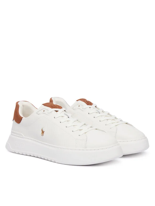 Polo Ralph Lauren Кроссовки RLite Court Tumbled 809P07170001 белые — фото 2