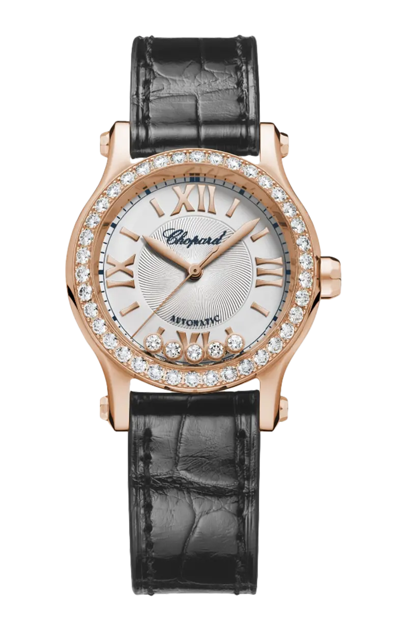 

Happy sport 30 мм, автоматические, этичное розовое золото, бриллианты - 274893-5012 CHOPARD