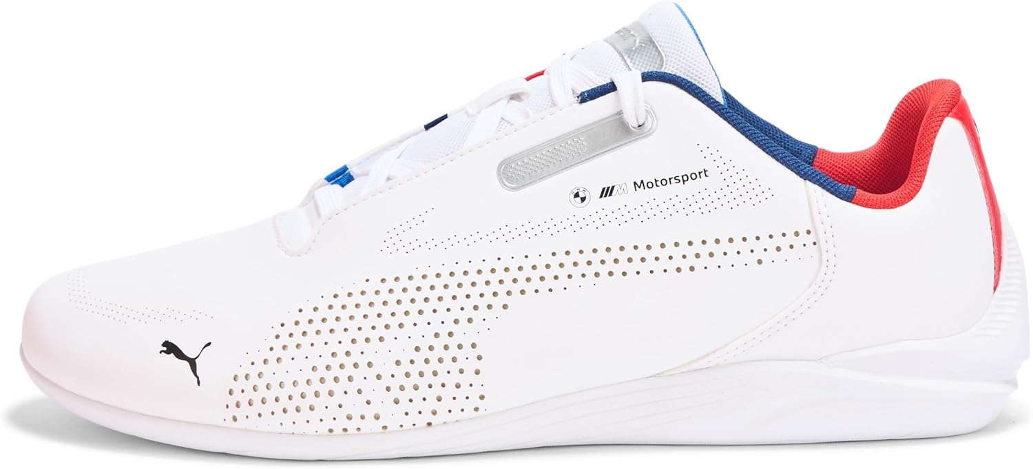 Мужские кроссовки Puma BMW Motorsport Drift Cat Decima, Puma White-pro Blue — фото 2