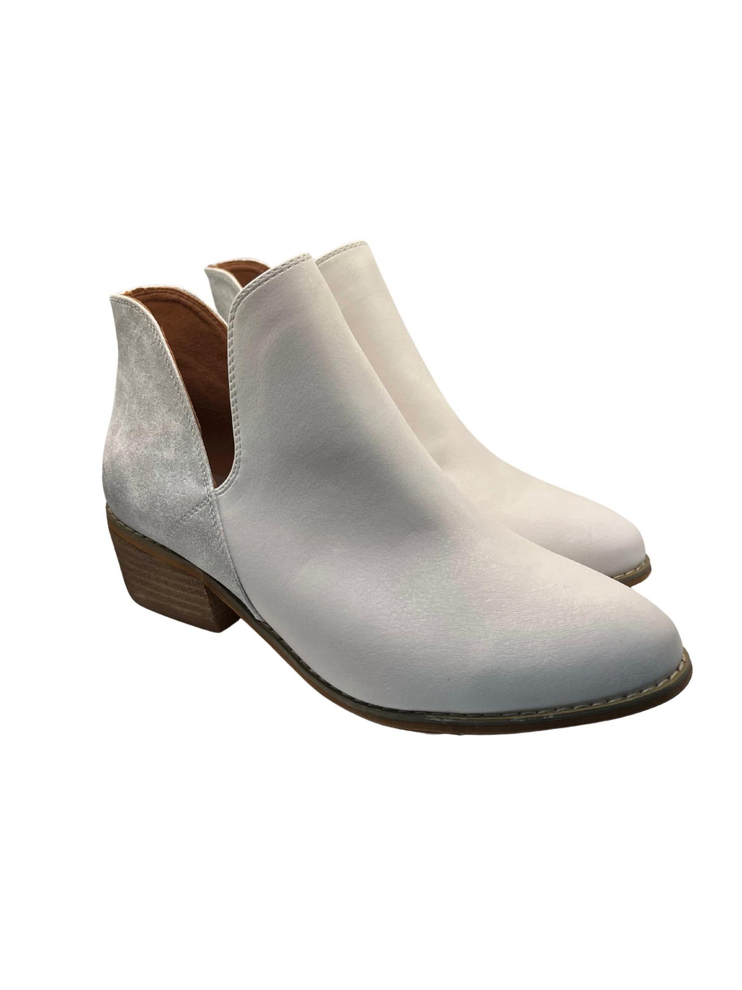Ботинки Women Wayland в белом цвете со звездами Boutique By Corkys