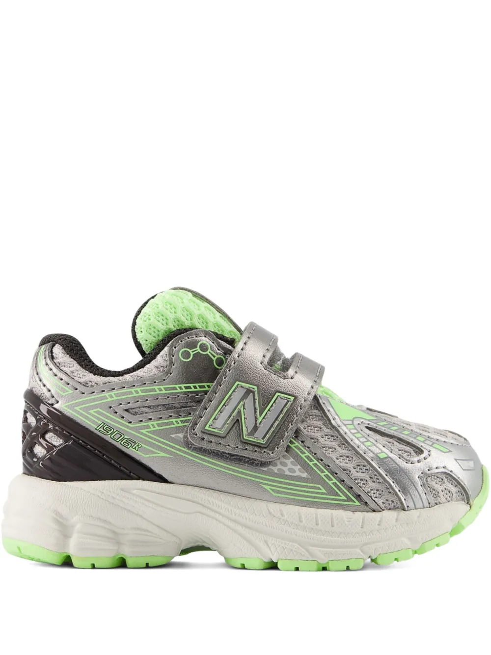 

Кроссовки 1906 на липучках New Balance Kids, серебряный