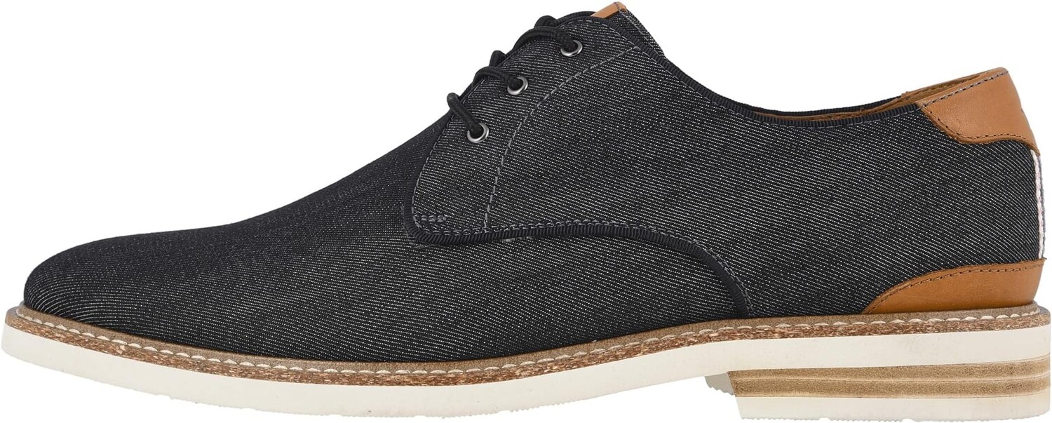 Оксфорды Highland Canvas Plain Toe Oxford Florsheim, цвет Blalck Canvas/White Sole — фото 4