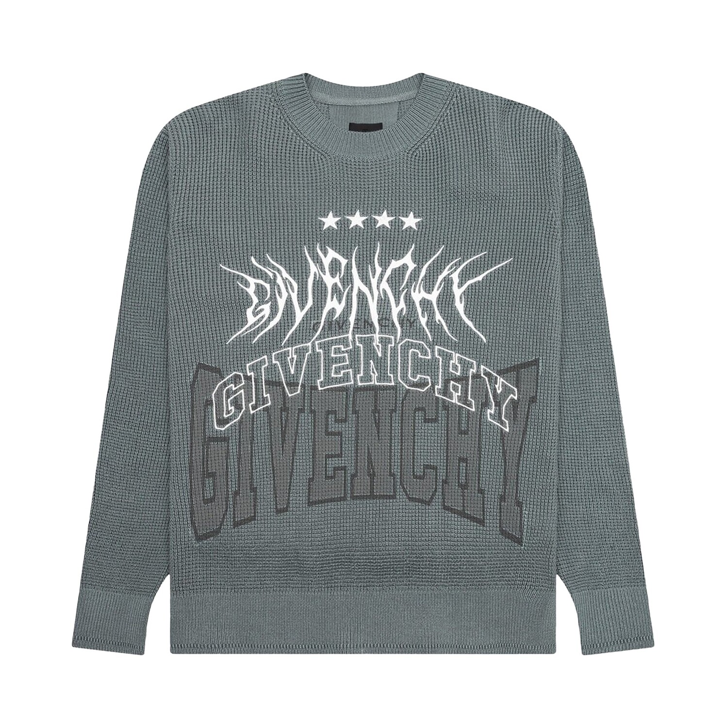 

Крючок с вышитым металлическим логотипом Givenchy, цвет Титан