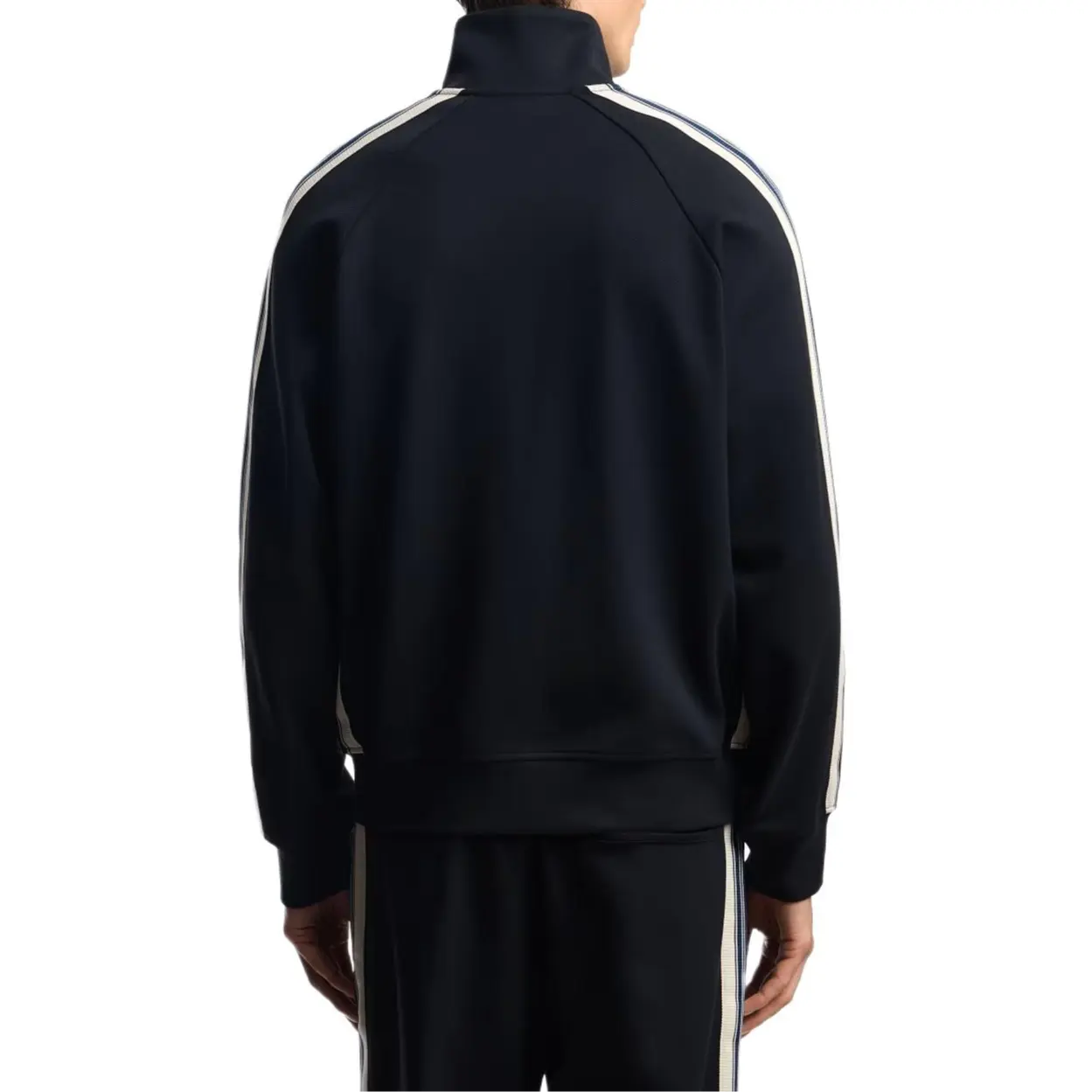 Куртка Logo Detailed Zipped Sweatshirt EMPORIO ARMANI, синий — фото 3