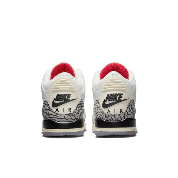Кроссовки 3 retro 'white cement reimagined' Air Jordan, белый — фото 3