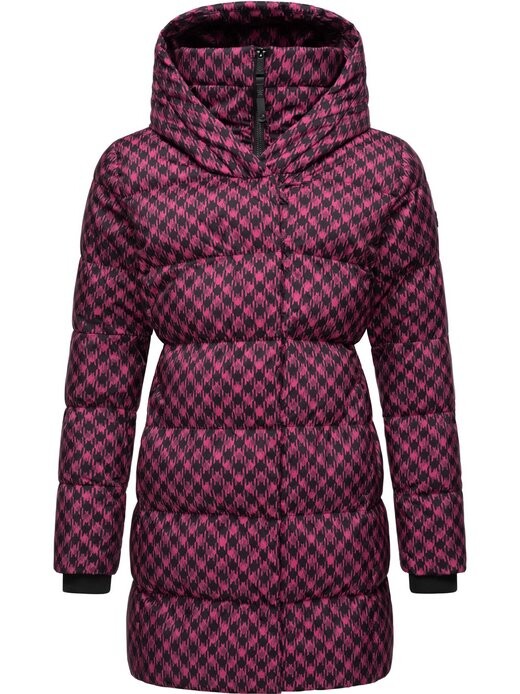 

Стеганое пальто niara с принтом Ragwear, фуксия, Розовый, Стеганое пальто niara с принтом Ragwear, фуксия