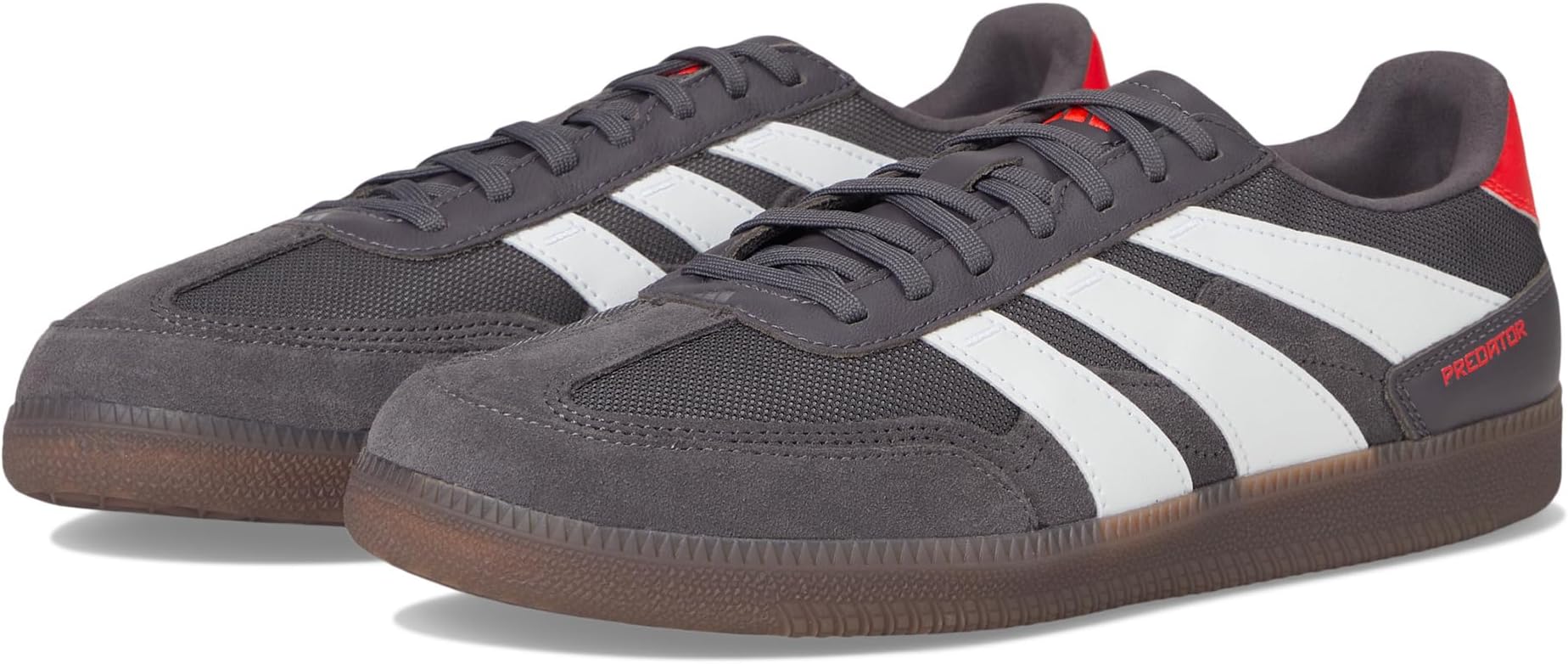 Кроссовки Unisex Adidas Predator Freestyle Indoor Soccer Cleats, Grey Strata/White/Lucid Red
