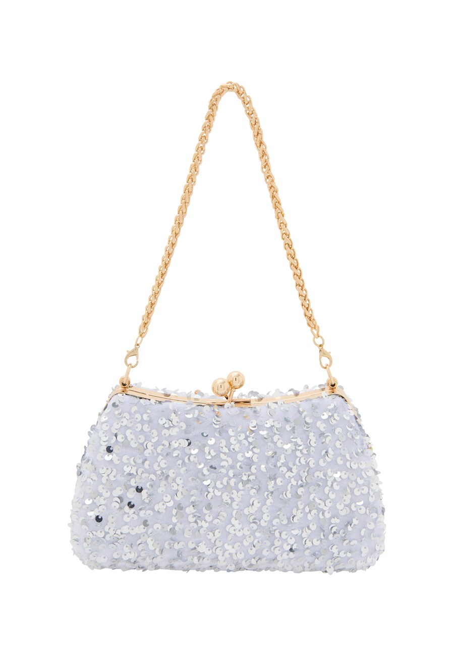 

Клатч faina Elegant, серебряный