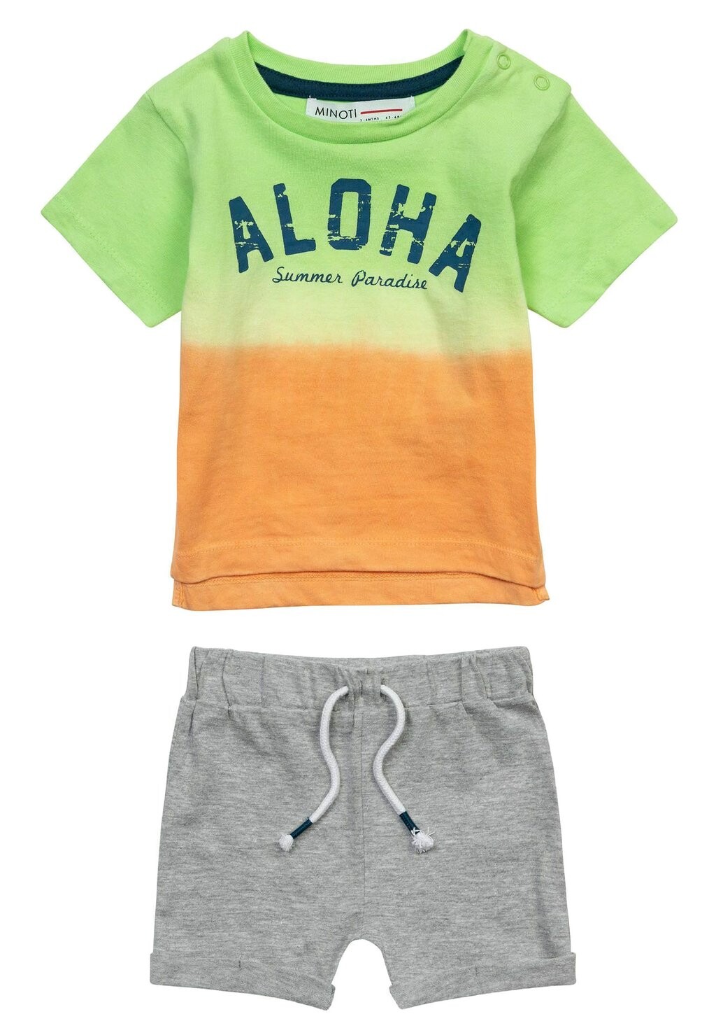 

Шорты SET MINOTI, цвет neon green neon orange grey