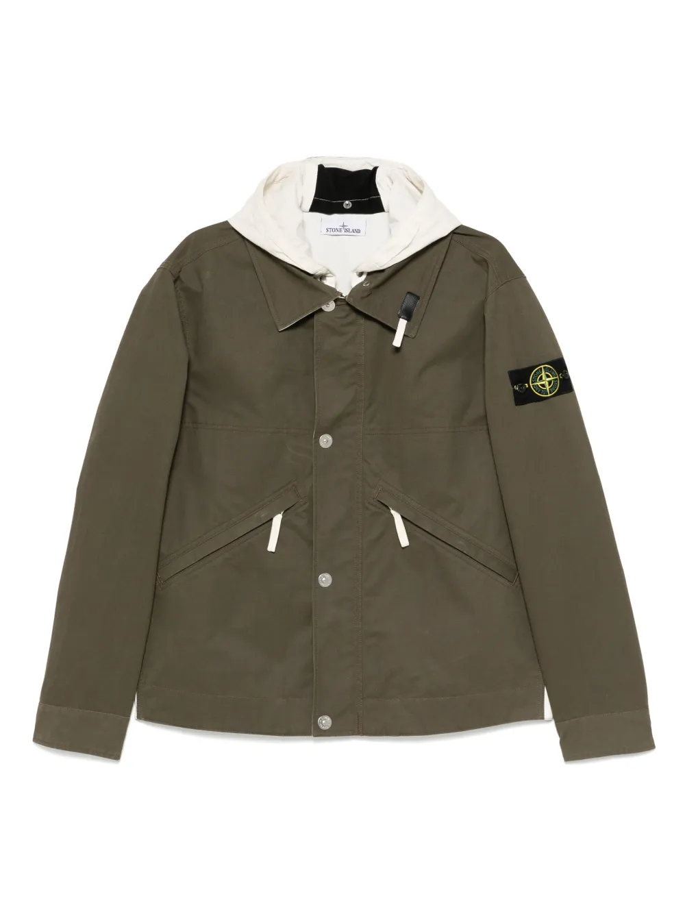 

Куртка с нашивкой Compass Stone Island, зеленый