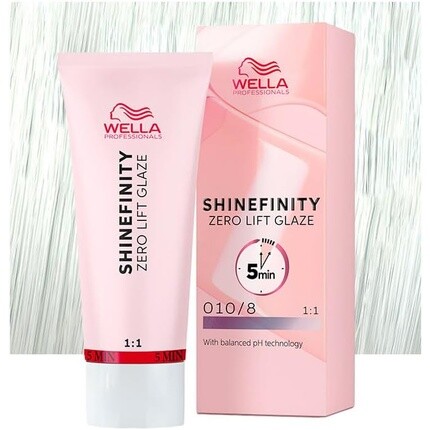 

Wella Shinefinity Zero Lift Glaze Opal Flash 010/8 60 мл полуперманентная краска для волос