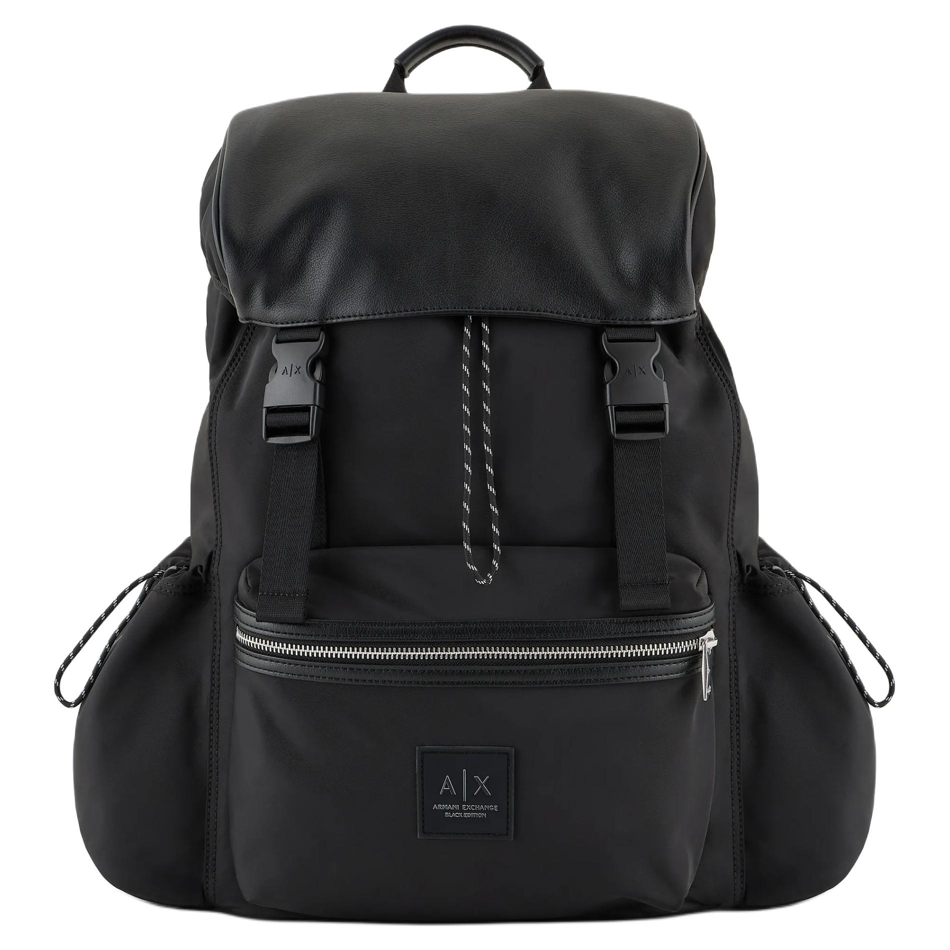 

ARMANI EXCHANGE Полиэстеровый рюкзак мужской черный AE, Black