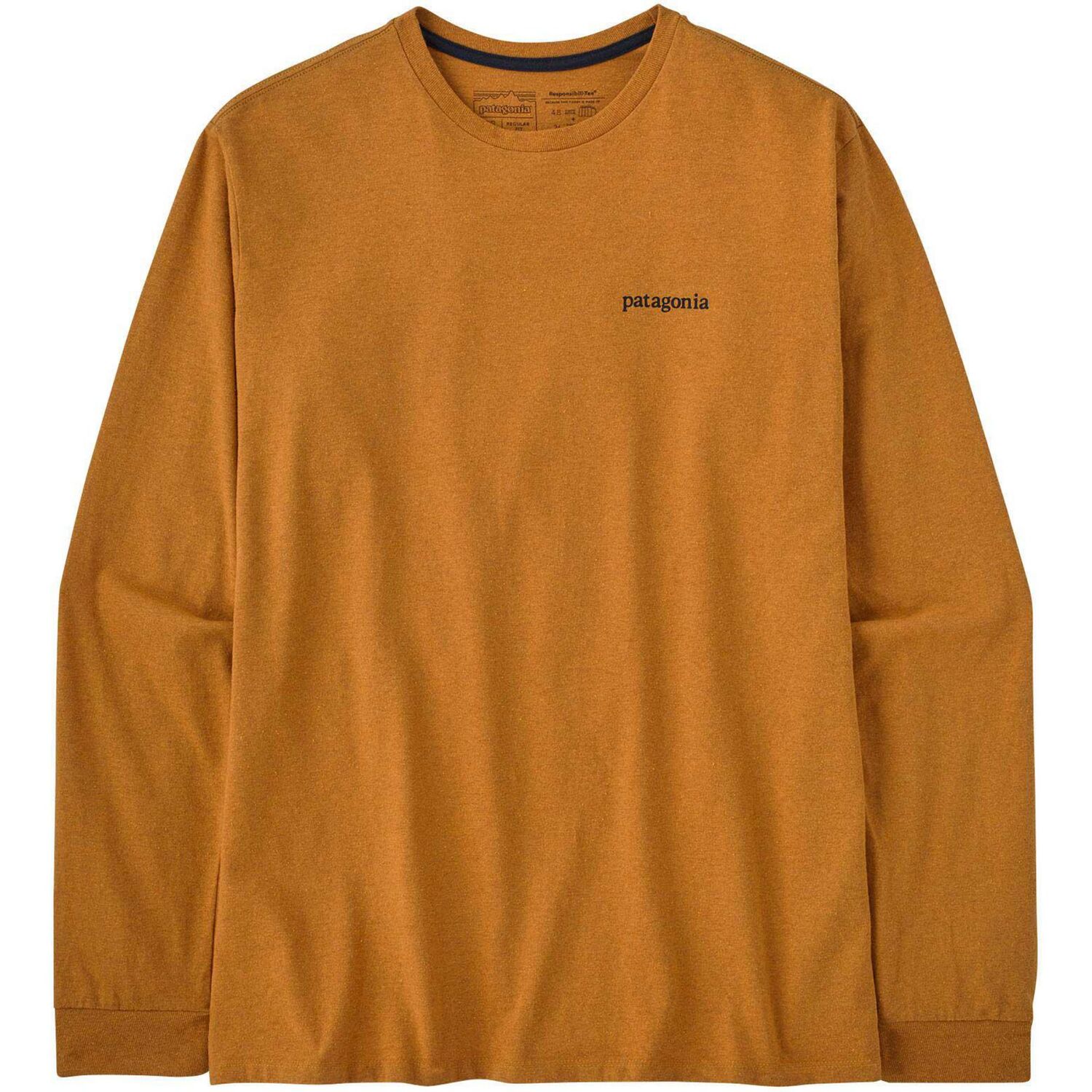 Мужская футболка с длинными рукавами Line Logo Ridge Responsibili-Tee Patagonia, Dried Mango — фото 4