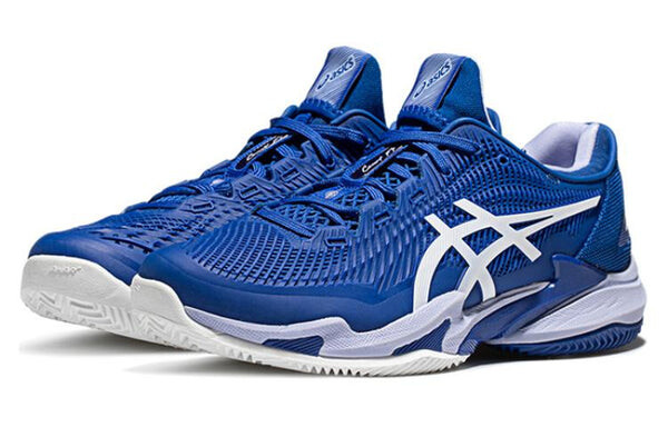 Кроссовки court ff 3 novak clay Asics, синий — фото 3