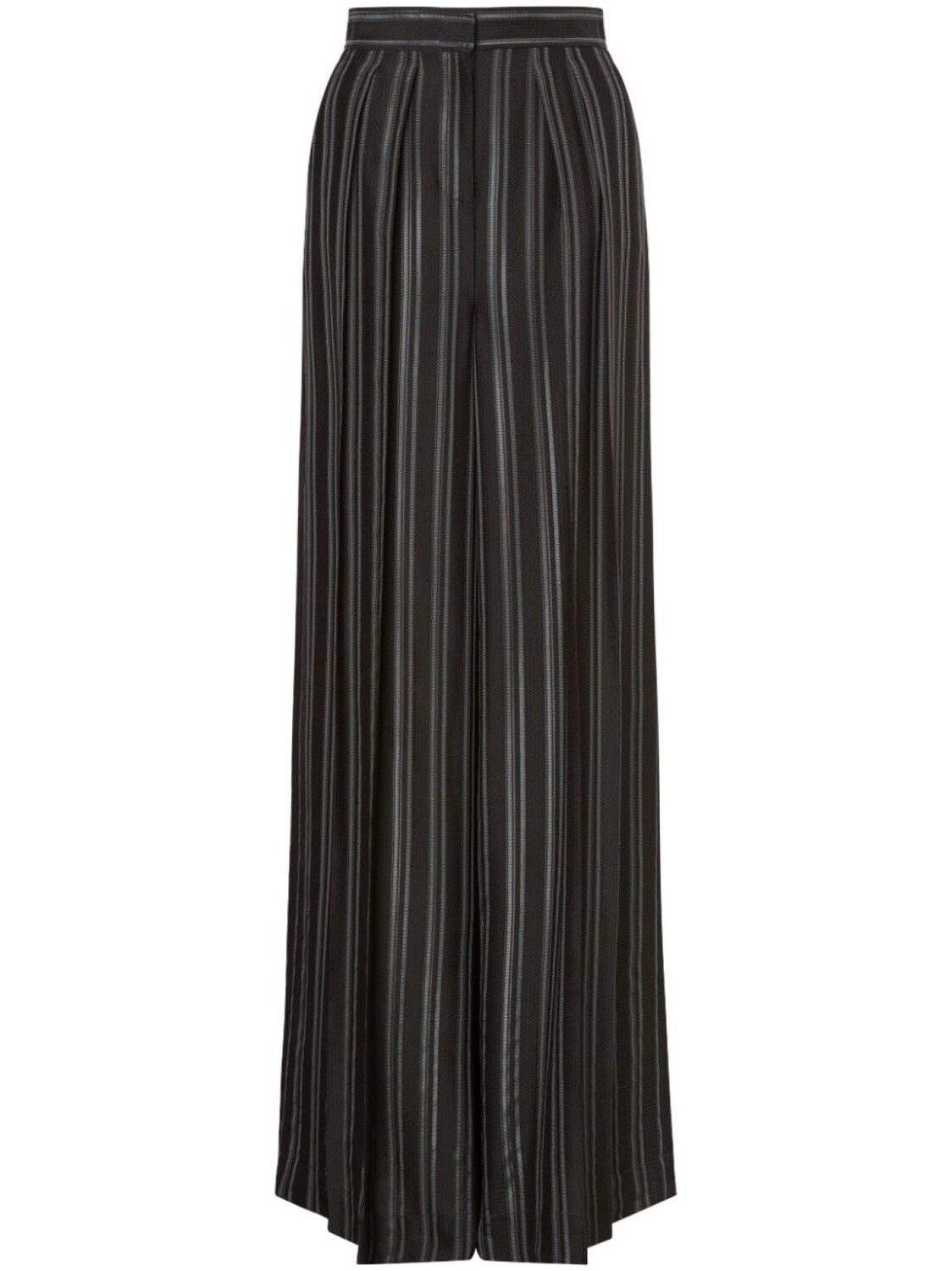 

Alberta Ferretti широкие брюки в полоску, черный