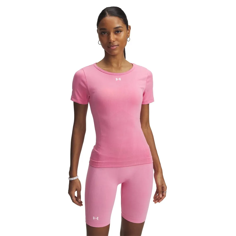 

Футболка с коротким рукавом спортивная Under Armour Vanish Washed Seamless, розовый