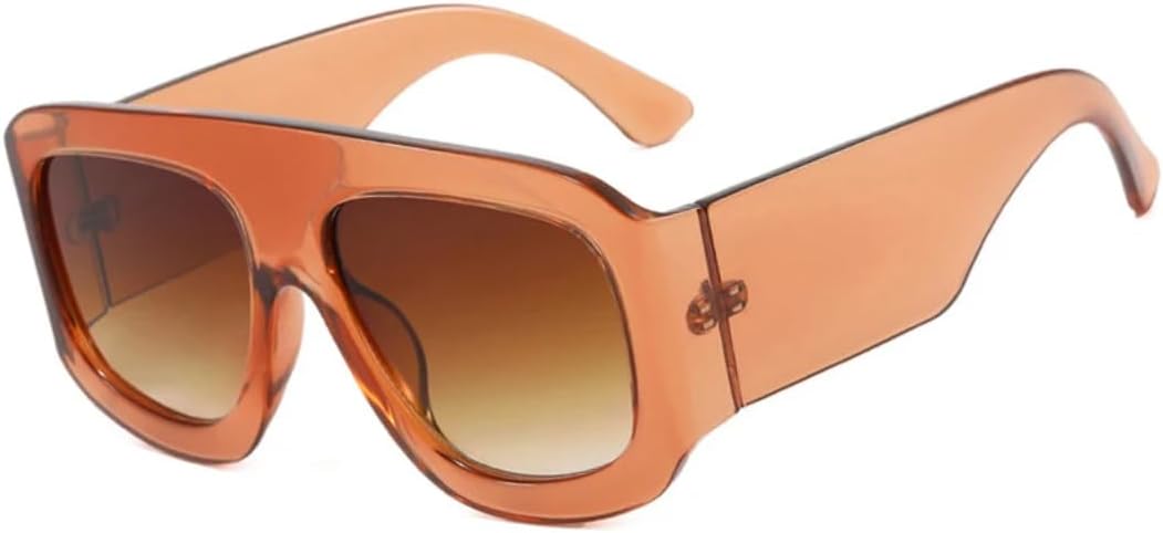 

Модные солнцезащитные очки с градиентным переходом, женские, роскошные, в стиле ретро, ​​с защитой от УФ-излучения UV400, мужские солнцезащитные очки для активного отдыха SZVVBKK, Champagne Tea