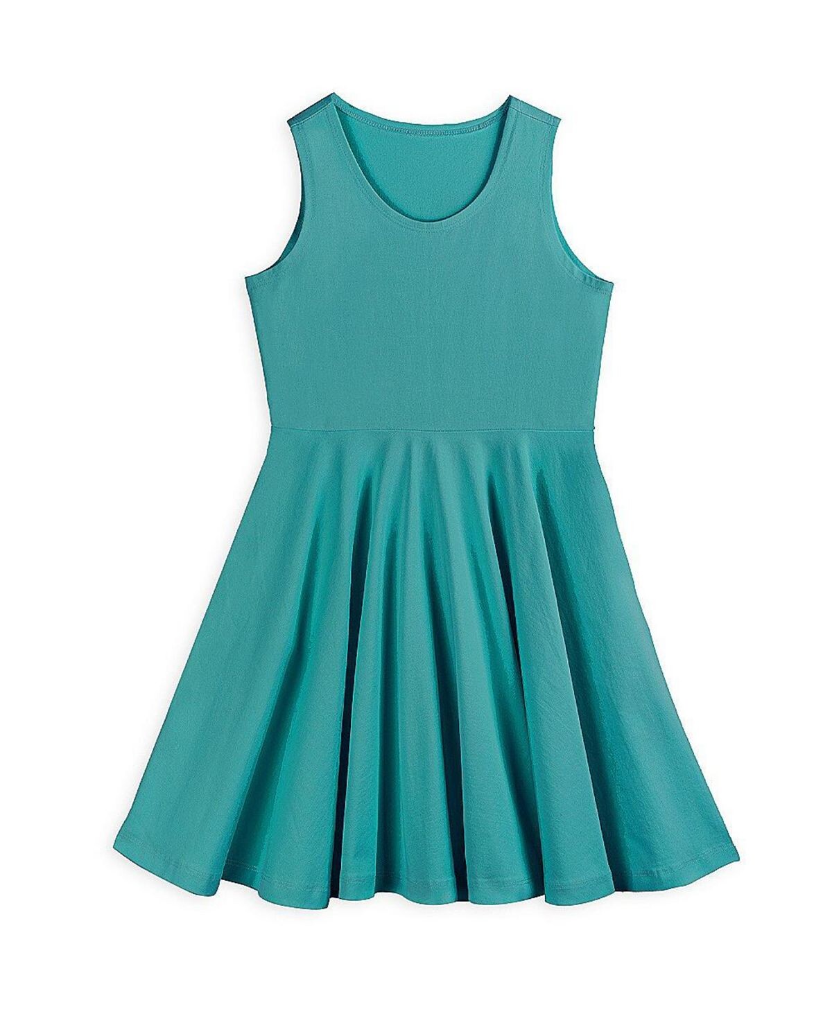 

Однотонное платье без рукавов для девочек, детское платье из органического хлопка, справедливой торговли Mightly