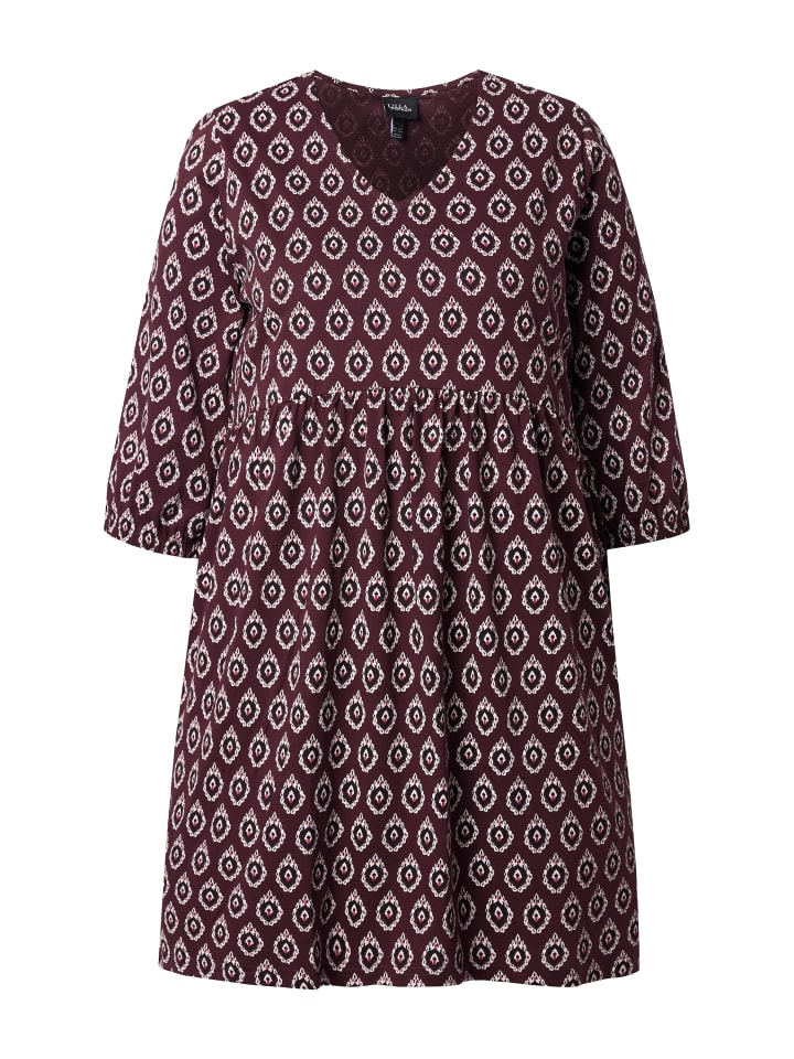 

Платье из джерси сливового цвета Ulla Popken