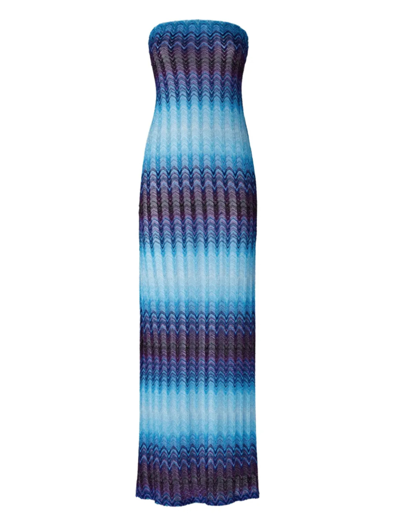 

Платье с эффектом потертости Missoni, синий