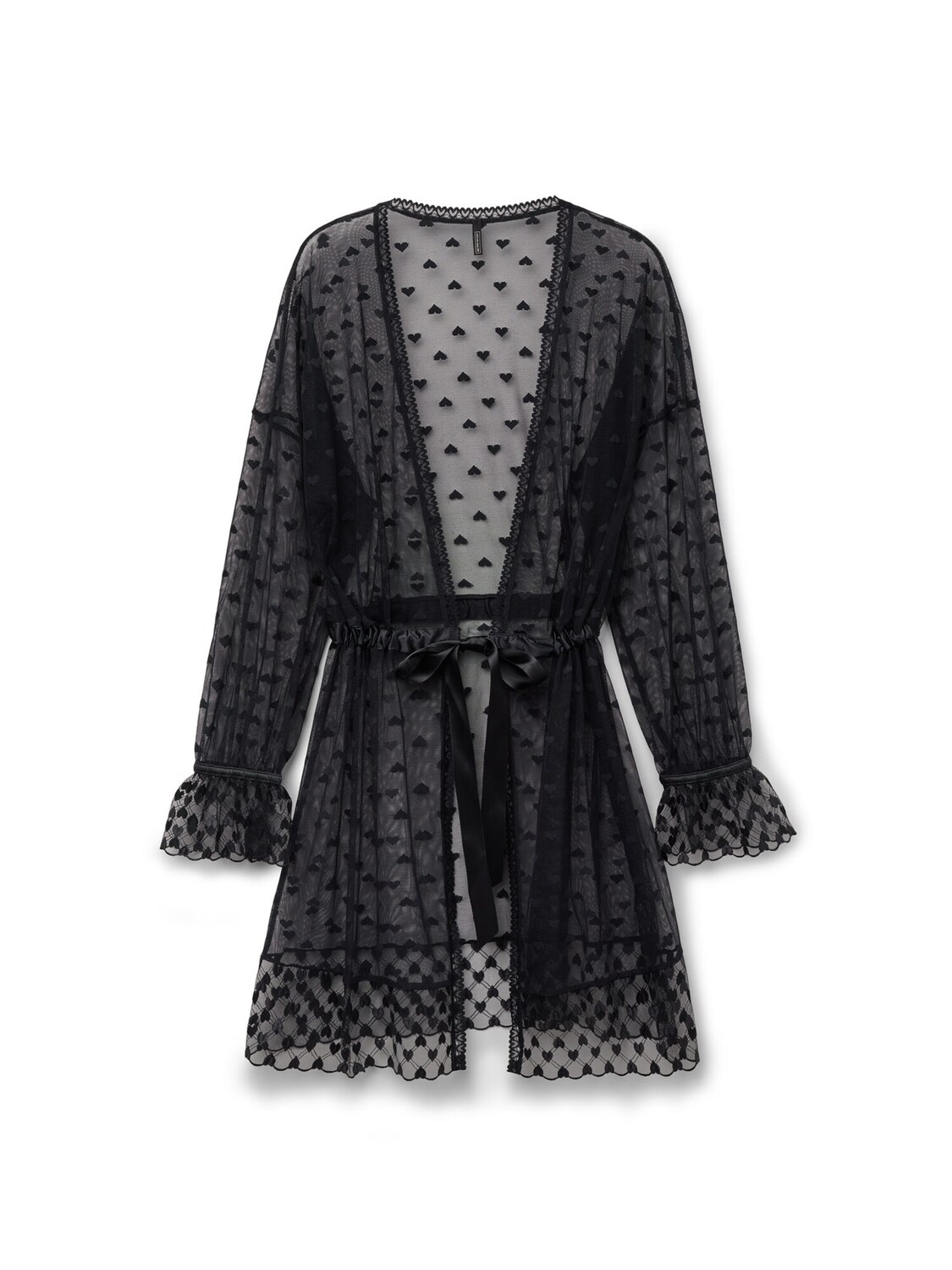 

INTIMISSIMI Халат 'The Love Club Valentine' в черном цвете