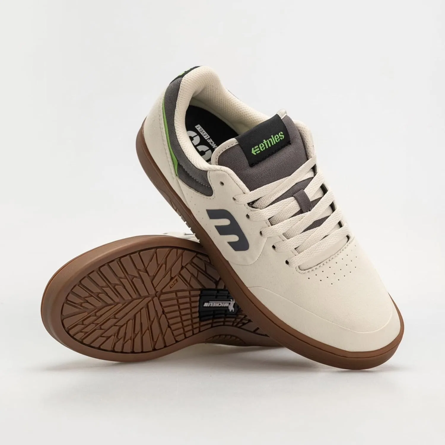 Мужские кроссовки Etnies 4101000261 - обувь для скейтборда, 2-White Grey Rubber — фото 3