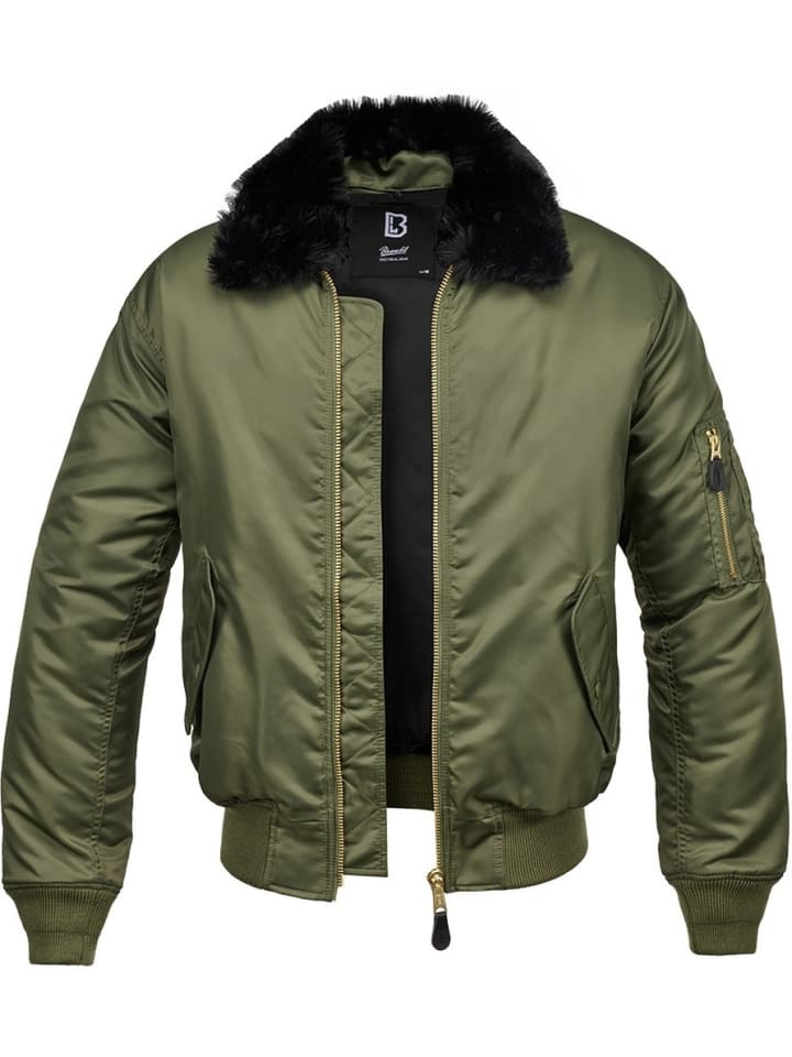 

Куртка Ma2 Fur Collar Jacket Brandit, зеленый